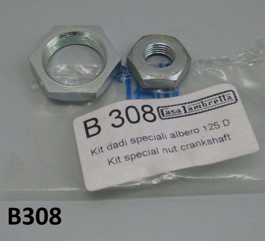 Kit dadi speciali coppia conica + frizione Lambretta D + LD 125cc