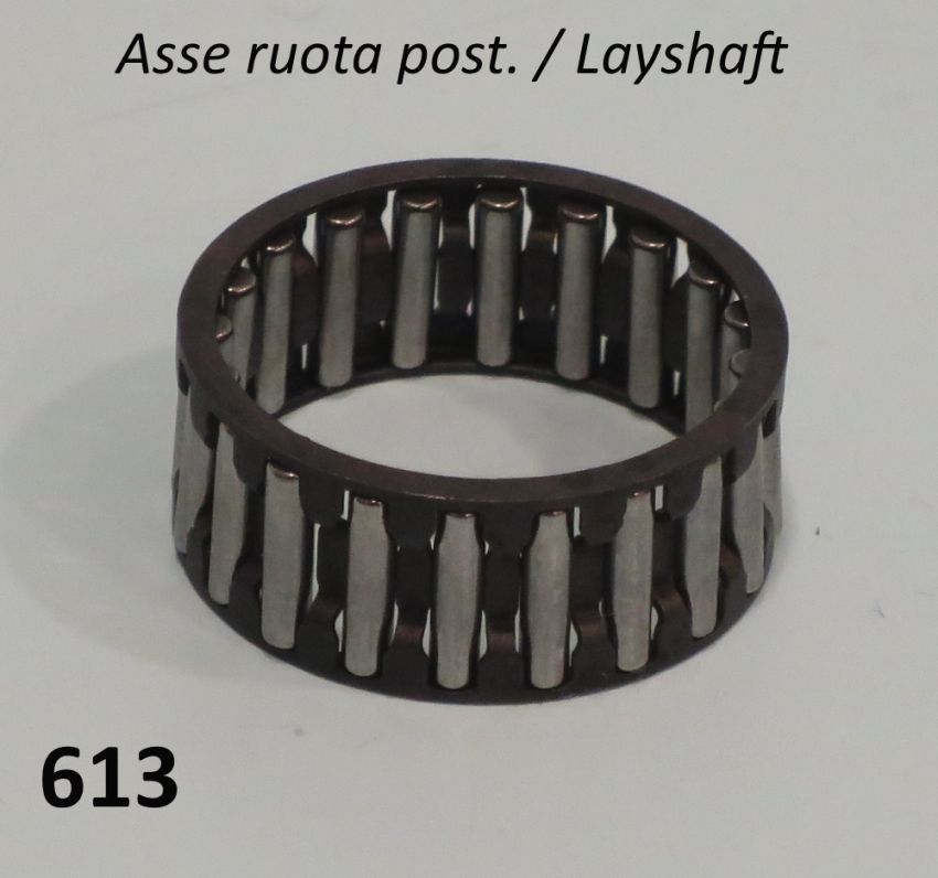 Gabbia a rulli asse ruota posteriore Lambretta LI + TV2/3 + SX + Special + DL + Serveta