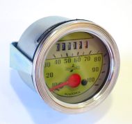 100km speedometer for early Lambretta C / LC + D / LD + E + F