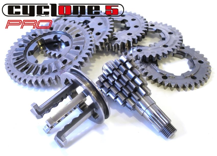 Cambio 5 marce Cyclone 5 Pro per Lambretta S1 + S2 + TV2 + S3 + TV3 + Special + SX + DL + Serveta