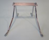 Chromed inside legshield wheel carrier accessory for Lambretta J (9" + 10" wheel versions)