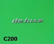 Scritta "De Luxe" per Lambretta J50 DL per fiancata
