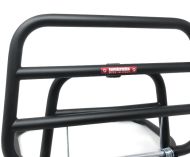 Portapacchi posteriore colore nero (modello verticale) per Lambretta V-Special