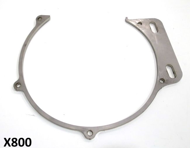 Adattatore Marmitta in Inox Casa Performance per carter Lambretta J + Lui 50cc con cilindro 125 o CP One35