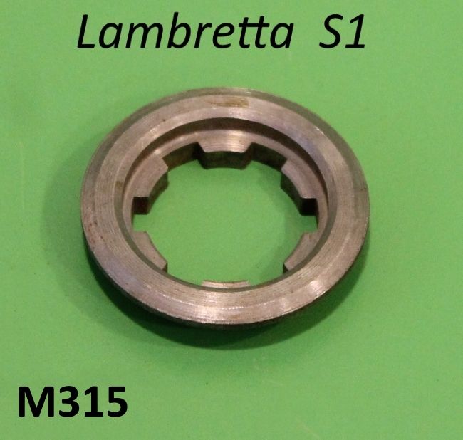 Rondella dentata superiore per manicotto pignone anteriore Lambretta LI S1 + S2 + TV2 (1a versione)