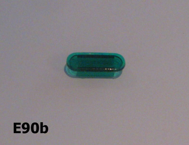 Green headlight 'spy' gem for Lambretta Lui/Vega/Cometa