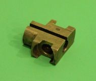 Brass throttle slider for inside handlebars (NOS Innocenti)  Lambretta C + LC + D + LD