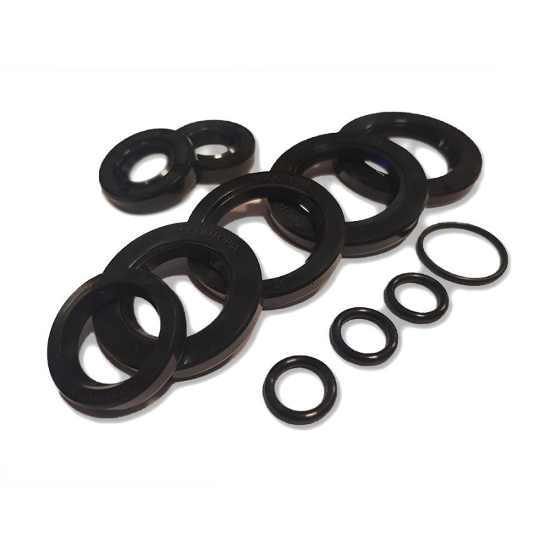 Kit completo paraoli motore Scootopia a doppio labbro per Lambretta LI + TV2/3 + SX + Special + DL (NO VITON)