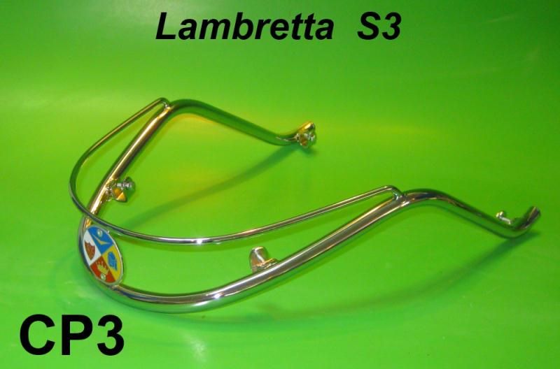 Paraurti anteriore cromato per Lambretta LI S3