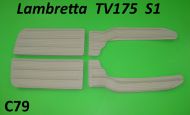 Rubber floormat set for Lambretta TV1