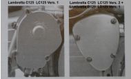 Guaina e cavo cambio teleflex completa per Lambretta C + LC (2a versione) + D + LD (1a versione 1951-1952')