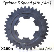 z36 ingranaggio 4a. marcia per cambio 5 marce 'Cyclone 5 Speed'