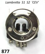 CEV type headlamp bulb holder Lambretta LI S1 / S2 + TV1 + TV2