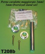 1mm oversized stand pin & bushes set for Lambretta D + LD