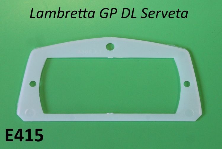 Guarnizione per gemma fanale posteriore Lambretta DL + Serveta
