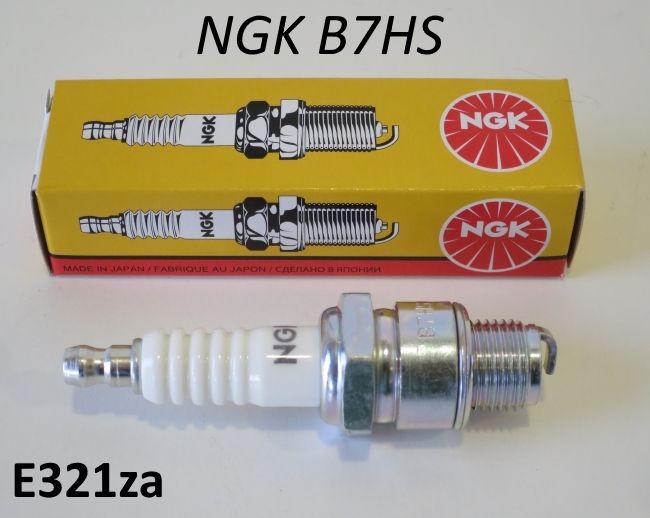 NGK B7HS (short reach) spark plug Lambretta A + B + C + LC + D + LD + E + F