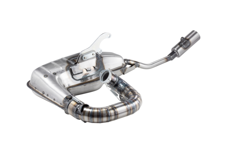 Marmitta Clubsport Silent- per cilindro Quattrini 210 - Lambretta LI + TV2/3 + SX + Special + DL + Serveta