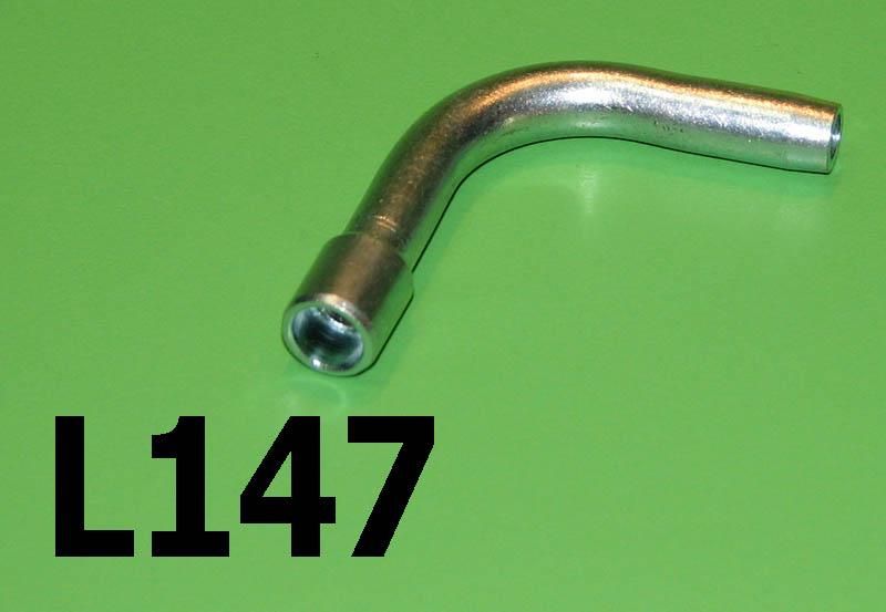 Tubetto a "L" guida cavo comando starter al carburatore Lambretta LI + TV2/3 + SX + Special