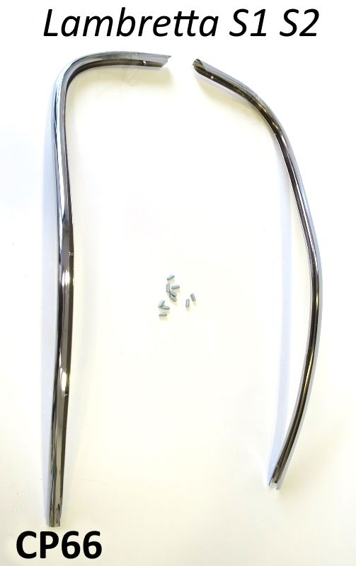 Cuppini chrome legshield trim for Lambretta LI S1 / S2 + TV1 + TV2