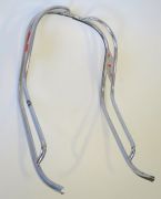 Doppio Bordo scudo Cuppini Ulma Replica per Lambretta LD125 + LD150 (gemme rosse)