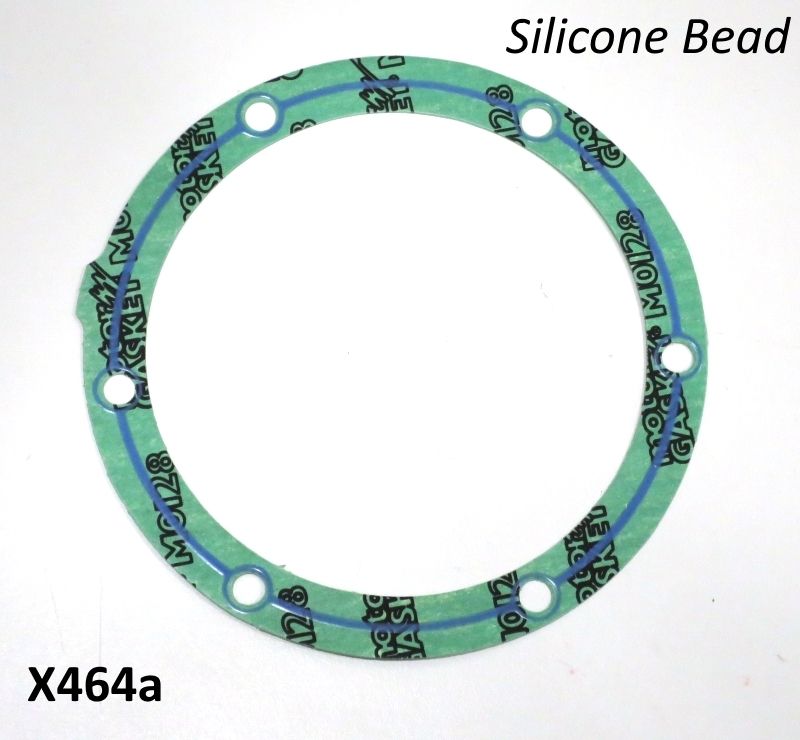 Guarnizione speciale siliconica per flangia volano BGM per Lambretta S1 + S2 + TV2 + S3 + TV3 + Special + SX + DL + Serveta