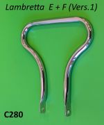 Chromed passenger grab handle Lambretta E + F (Vers.1)