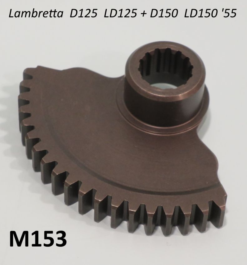Ingranaggio avviamento Lambretta D125 + LD125 + D150 + LD150 (modelli fino al 1955)