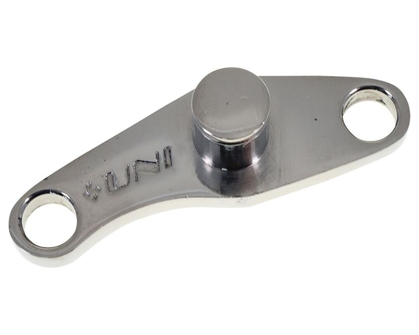Base bilancere comando marce in INOX lucidato per Lambretta LI + TV2/3 + SX + Special + DL + Serveta, by UNI AUTO