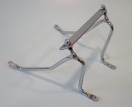 Chromed inside legshield wheel carrier accessory for Lambretta J (9" + 10" wheel versions)