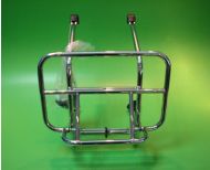 Portapacchi anteriore cromato Universale per Lambretta + Vespa (SOLO PER SCOOTER D'EPOCA)