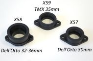 Manicotto in gomma Casa Performance per carburatore Dell'Orto 32/34/36mm per kit CP SS200 + SS225