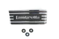 Chrome 'Lambretta' front headlight embellisher for Lambretta Lui Vega Cometa
