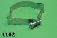 Steering column outer cables clamp Lambretta C + D