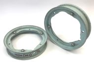 Original NOS Omega 9 inch wheels Lambretta J50 (pale green)