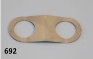 Piastrina elastica fissaggio ganasce freno per Lambretta LI + TV2/3 + SX + Special + Serveta