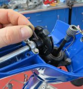 Spina 4mm x 25mm per carrucole comando gas + marce Lambretta LI S3 + TV3 + Special + SX + DL