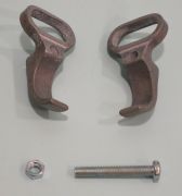Clamp guide for gearchange and rear brake cables (under footboards) for Lambretta LD