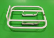 White Rear AF 'S' Type style carrier for Lambretta LI S3 + TV3 +  SX + Special + GP/DL + Serveta