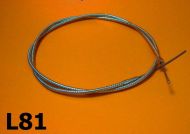 Guaina e cavo cambio teleflex completa Lambretta D + LD 125 2°/3° versione (mod. dal 1953 al 1954)