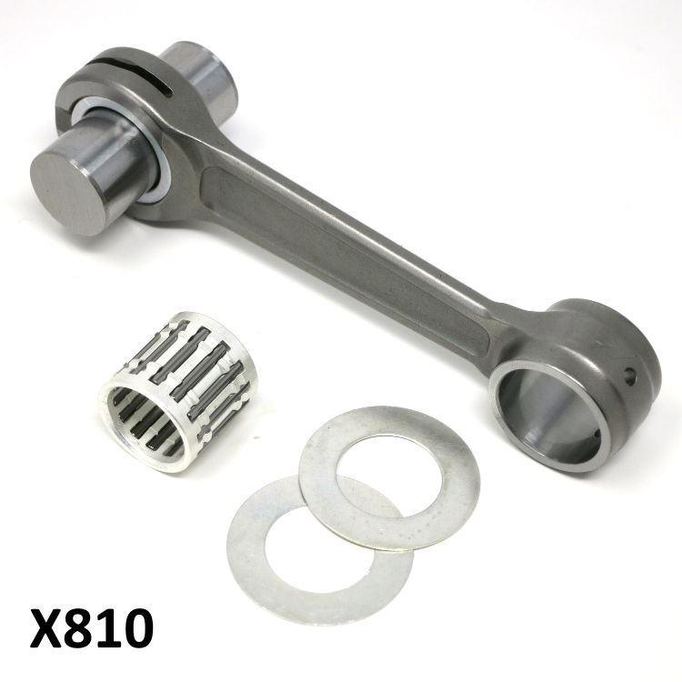 Biella completa di altissima qualità per Lambretta J125 M4 Stellina + albero Casa Performance X810