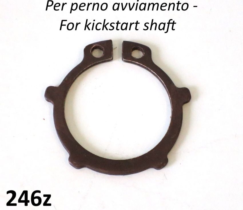 Seeger speciale fissaggio perno avviamento Lambretta LI + TV2/3 + SX + Special + DL + Serveta