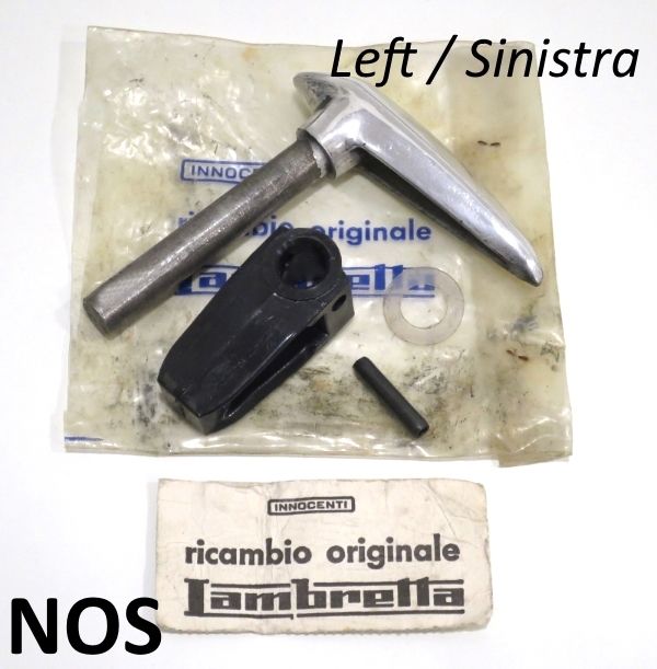 Maniglia cofano sinistro NOS Innocenti per Lambretta S3 + Special + SX + TV3