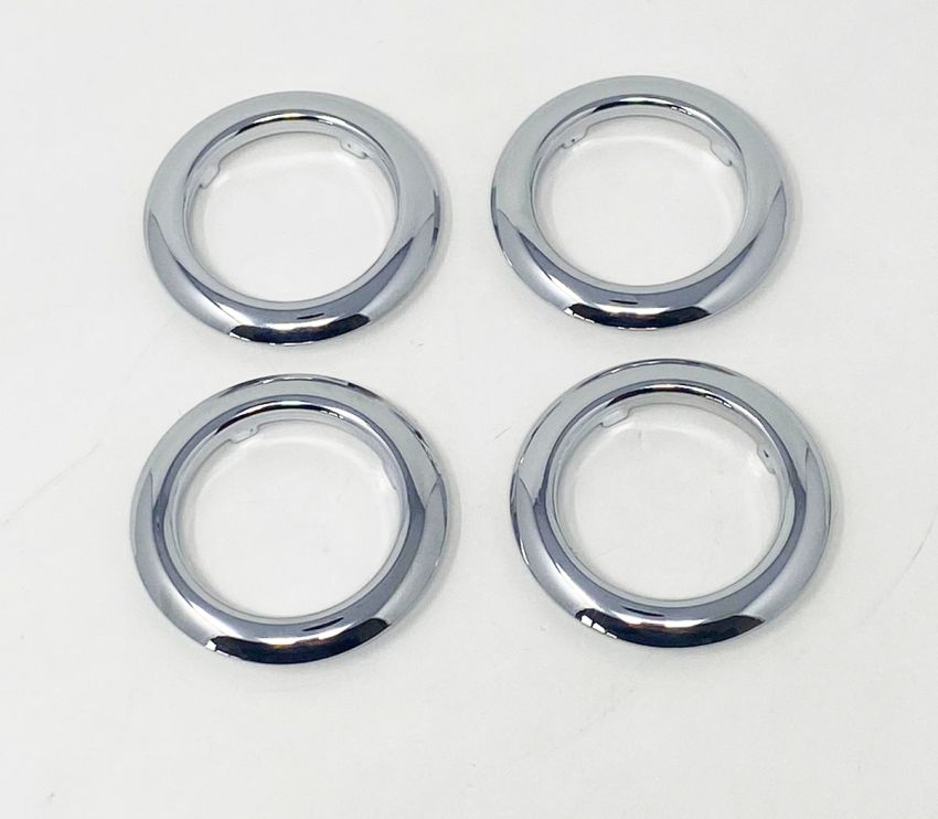 Kit occhielli cromati per cofani laterali Lambretta LD125 Vers.1