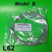 Complete control cable set for Lambretta B model (1st version)