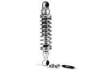 Ammortizzatore posteriore BGM PRO R12 V3 Silver Edition RGS, 300-310mm- Lambretta LUI, VEGA, LUNA, COMETA - cromato