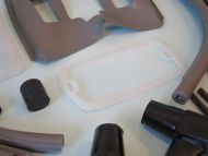 Kit profili in gomma completo Casa Lambretta, colore Grigio, per Lambretta S3 LI125