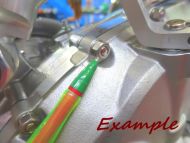 Prigioniero INOX M6 per carter motore Lambretta LI + TV2/3 + SX + Special + DL + J + Lui + Serveta