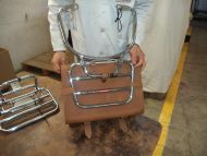 Leather bag New Lambretta model (adaptable to all Lambretta model)