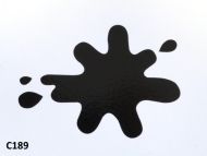 Legshield ‘ink splodge’ sticker Lambretta GP DL 125, 150 and 200