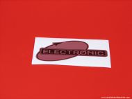 'Electronic' legshield sticker Lambretta GP/DL200 Electronic